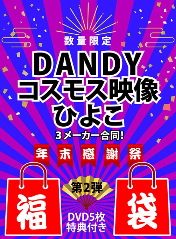 【数量限定★福袋】DANDY×コスモス映像×ひよこ 3メーカー合同！年末感謝祭 第2弾【DVD5枚/特典付き】